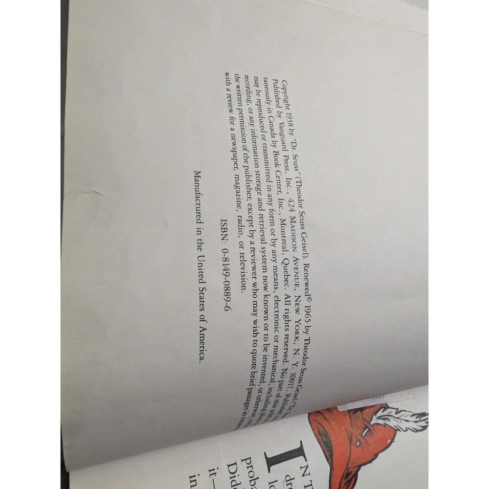 Dr Seuss book